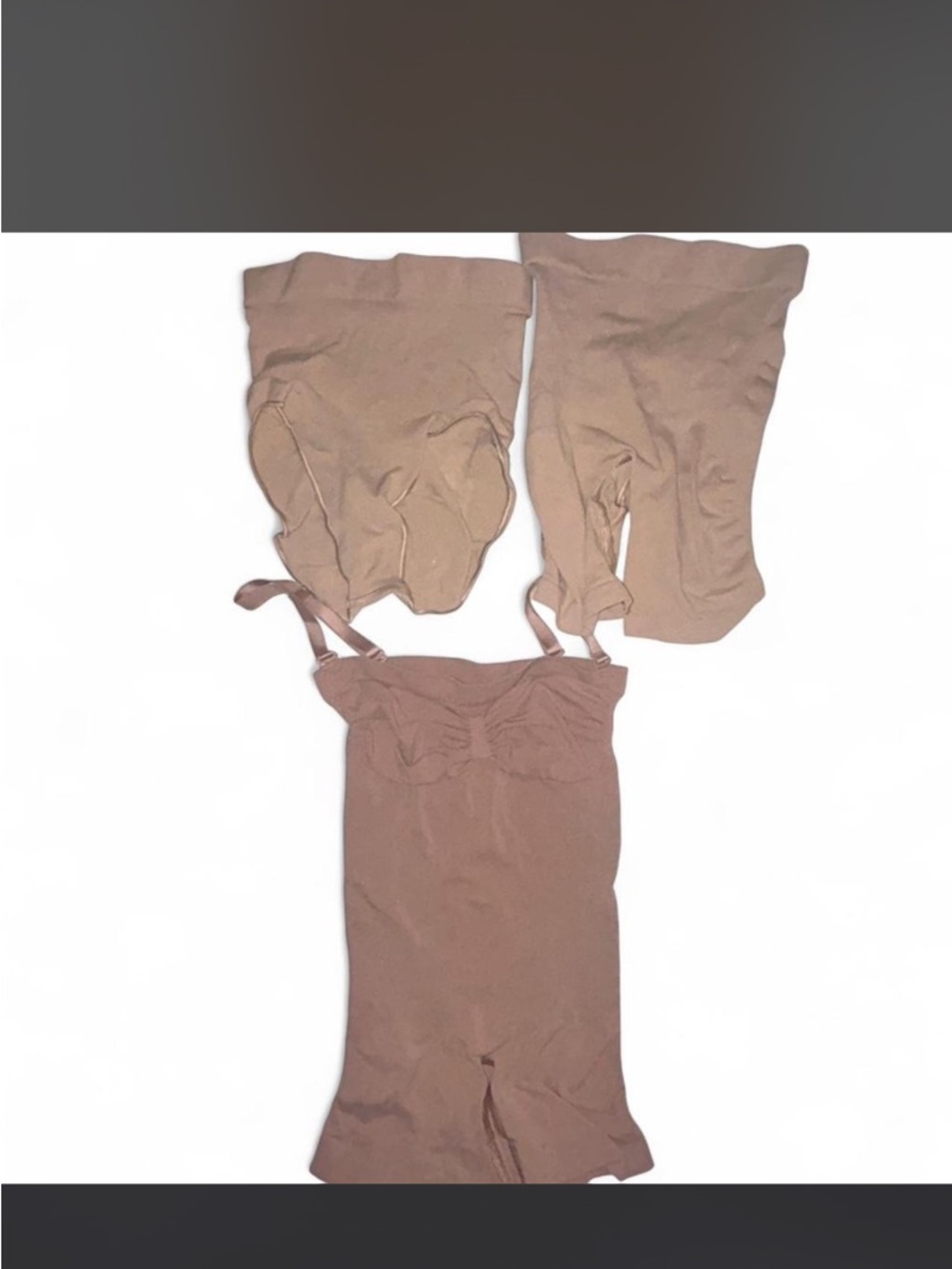 Skims Shapewear Bodysuit and Shorts Set - Nude/Taupe nwot